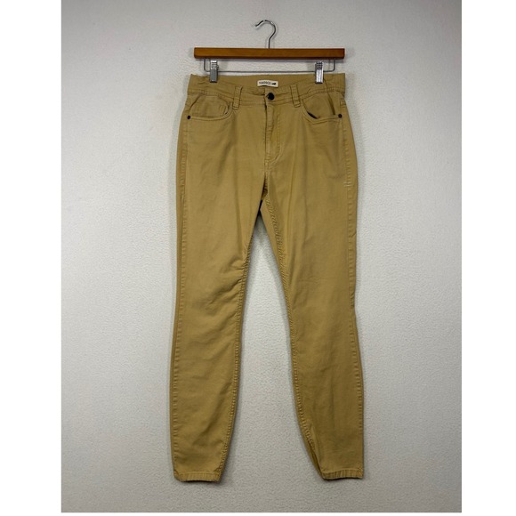Toad&Co Pants - Gorpcore Toad&Co Womens 6 Tan Skinny Organic Cotton Tencel Stretch Pants